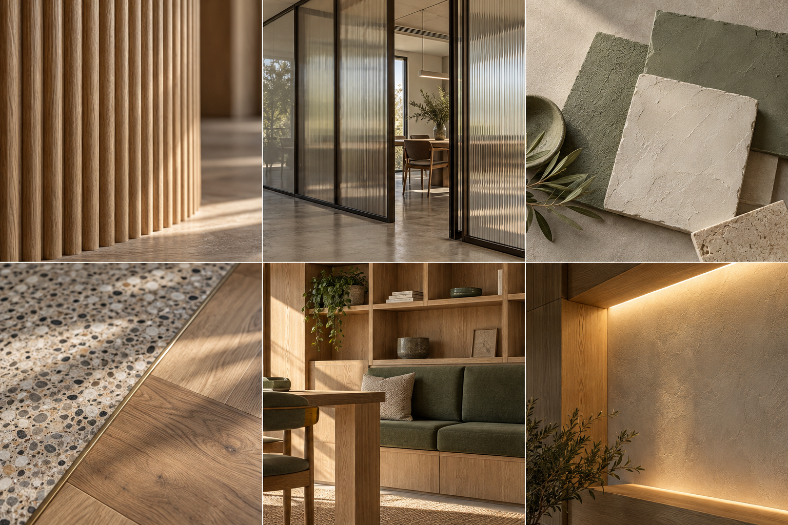Original concept study of finishing panels for an interior refurbishment